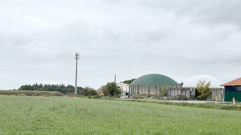 Die Biogasanlage am Sandweg in Ihlowerfehn versorgt unter anderem über das Nahwärmenetz in Ihlowerfehn 200 Haushalte. Foto: Christin Wetzel