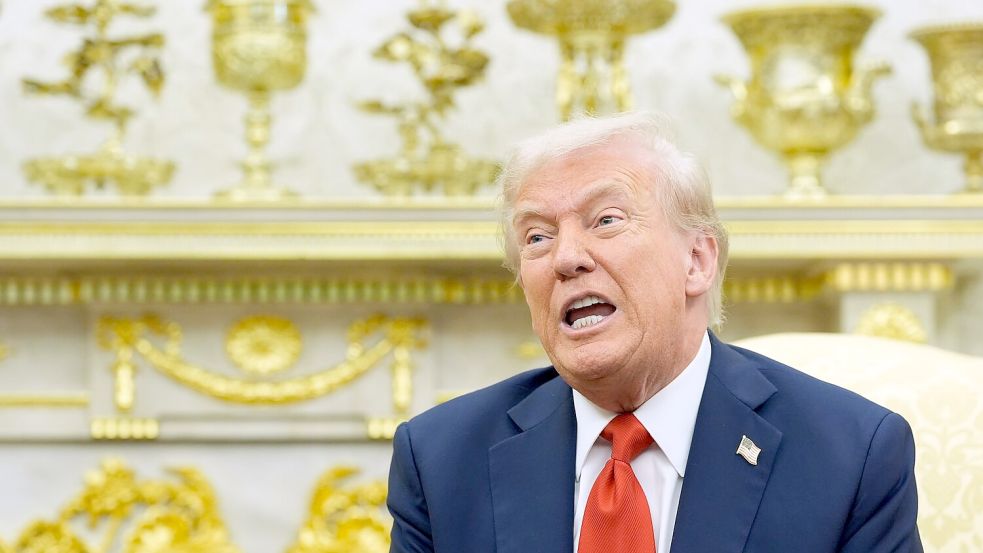 US-Präsident Trump wünscht sich einen Nobelpreis. Foto: Alex Brandon/AP/dpa
