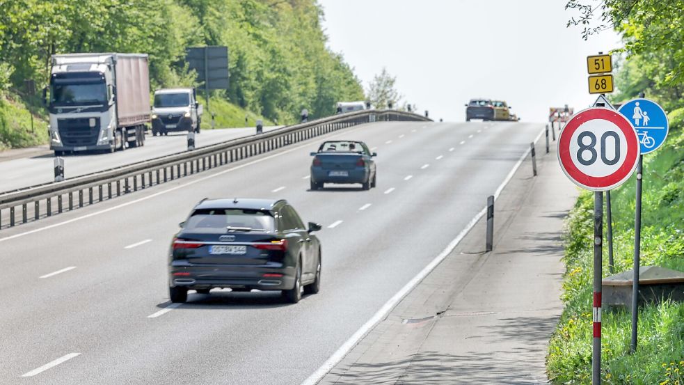 Auf der B51 zwischen Osnabrück und Georgsmarienhütte beginnen bald die Bauarbeiten. Foto: Jörn Martens