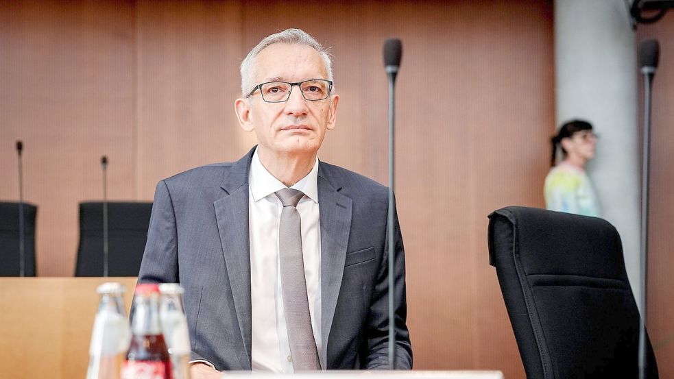 BND-Präsident Martin Jäger warnt vor einer Eskalation mit Russland: „Wir stehen schon heute im Feuer.“ Foto: Kay Nietfeld/dpa