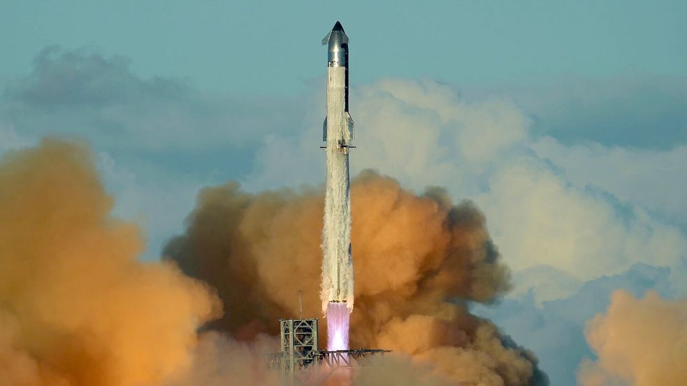 Elfter Testflug des Starship. Foto: Eric Gay/AP/dpa
