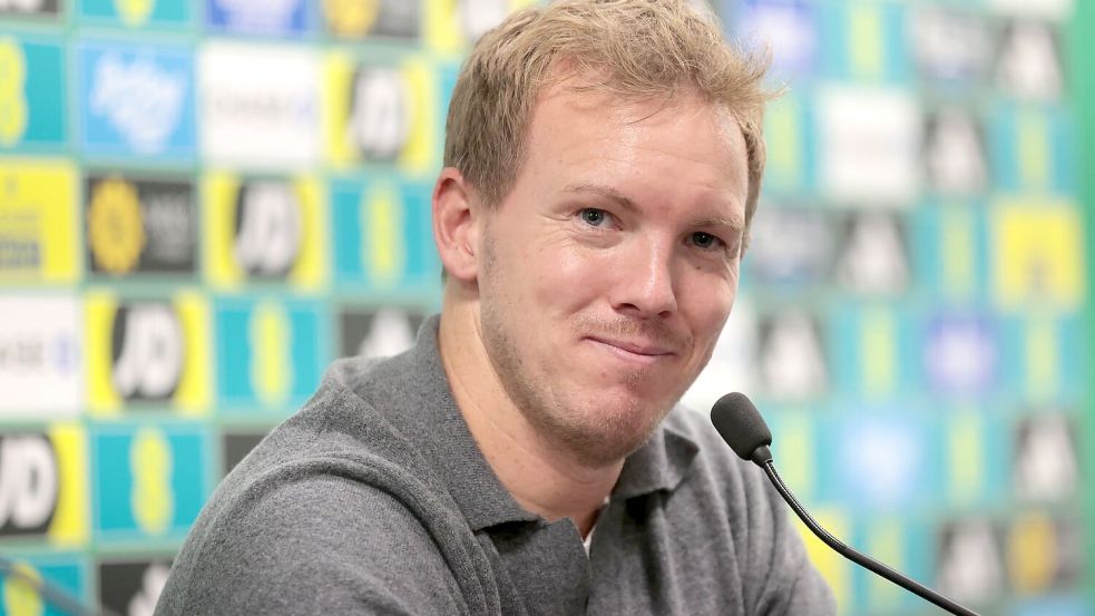 Julian Nagelsmann war zufrieden nach dem „dreckigen Sieg“. Foto: Liam Mcburney