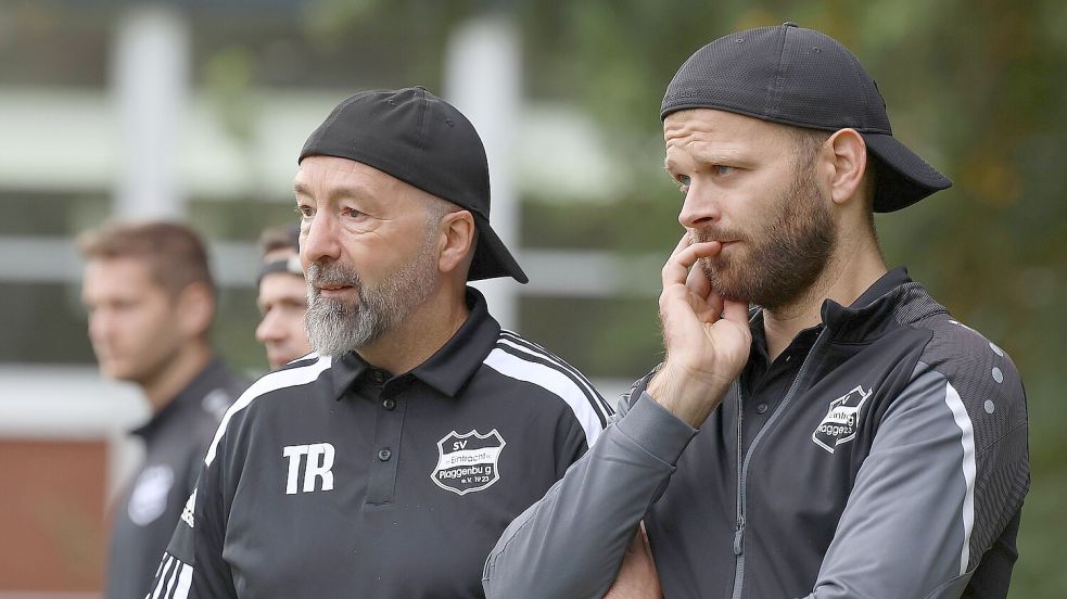 Das Plaggenburger Trainergespann Reiner Gesch (links) und Jan Ubben.