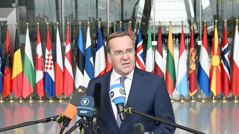 Kündigt einen deutlich stärkeren deutschen Einsatz für den Schutz der Nato-Ostflanke an: Bundesverteidigungsminister Boris Pistorius. Foto: Ansgar Haase/dpa