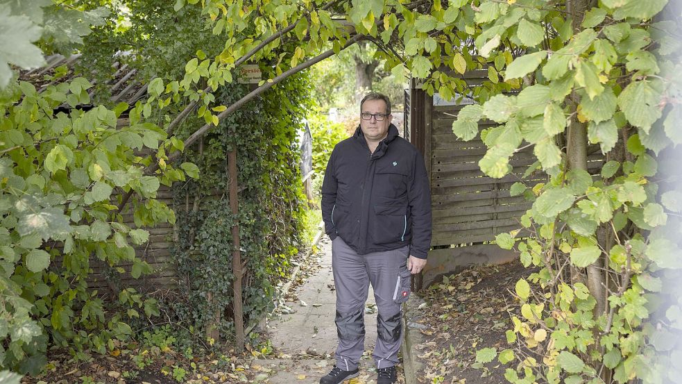 Pierre Voskuhl ärgert sich über die fehlende Kommunikation der Stadt Osnabrück. Foto: Swaantje Hehmann