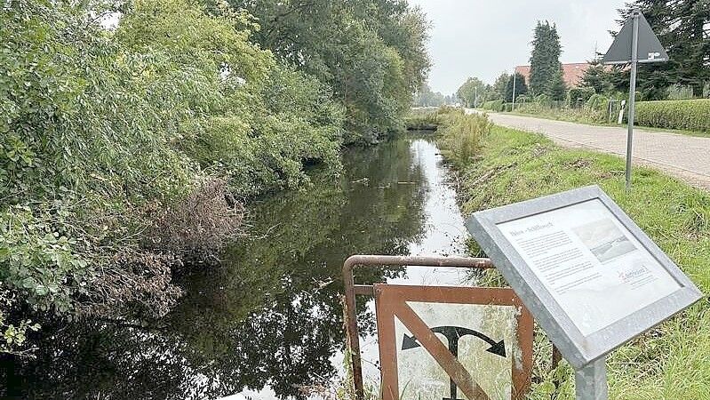 Blick auf die Norderwieke in Ihlowerfehn. Beim Starkregen im Juli 2024 stand das Wasser hier bis auf die Straße. Foto: Christin Wetzel