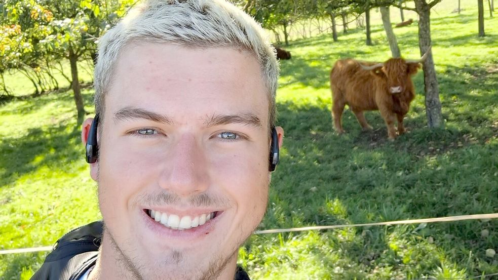 Christian Saathoff benutzte häufig Wanderwege, die ihn entlang von Wiesen und Wäldern fernab der Städte führten. Fotos: privat