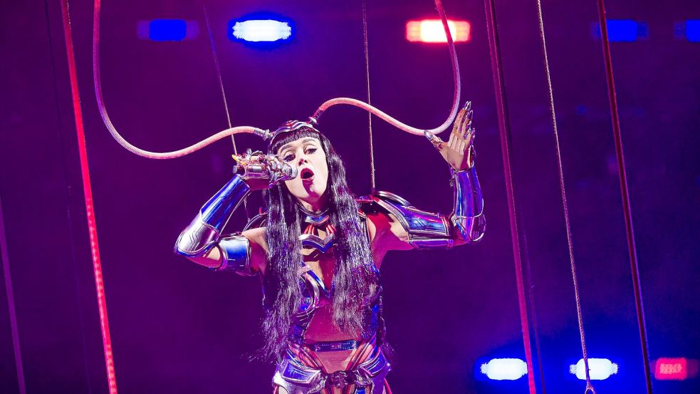 Vier Konzerte der Sängerin sind in Deutschland geplant, nach Perrys Auftritt in Hannovers ZAG-Arena sollen Auftritte in Berlin (21. Oktober), Köln (23. Oktober) und München (31. Oktober) folgen. Foto: Moritz Frankenberg