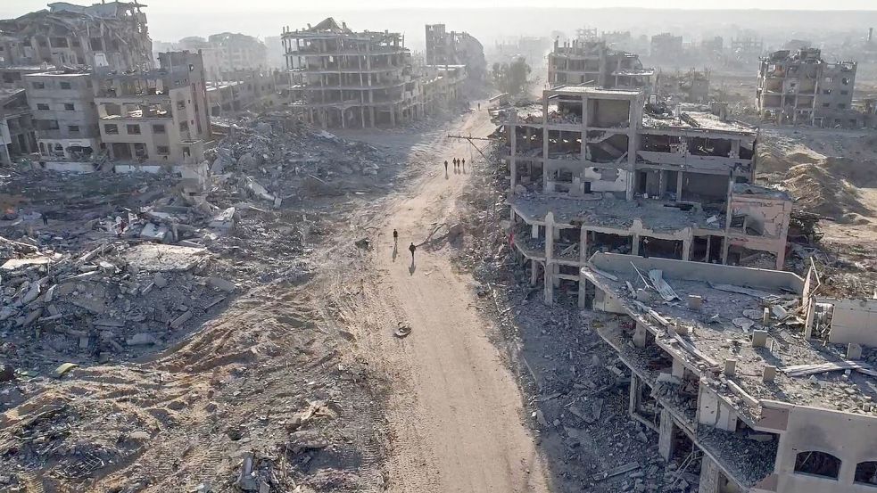 Bislang hält die Waffenruhe im Gazastreifen. (Archivbild) Foto: Uncredited/AP/dpa