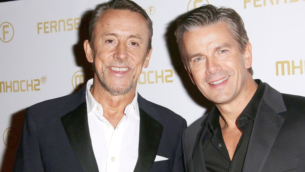Heidemann und Lanz beim deutschen Fernsehpreis. Foto: IMAGO/APress