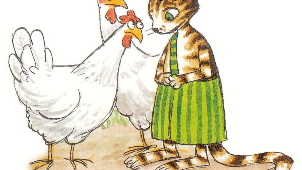 Ist Findus einer Katze nachempfunden? Oder doch eher einem Kind? Wir haben Sven Nordqvist gefragt. Foto: Sven Nordqvist