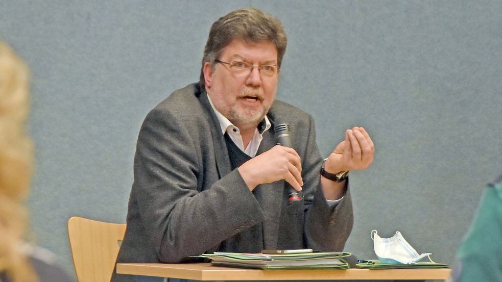 Brookmerlands Samtgemeindebürgermeister Gerhard Ihmels (SPD) verzichtet auf eine erneute Kandidatur 2026. Foto: Thomas Dirks