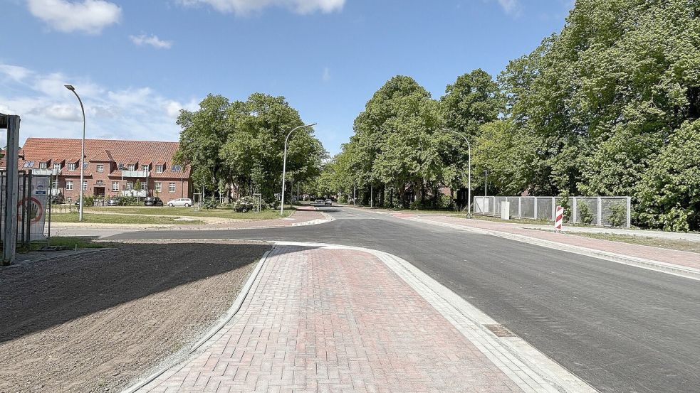 Der Eingangsbereich der Kaserne an der Skagerrakstraße ist bereits umgestaltet. Foto: Karin Böhmer
