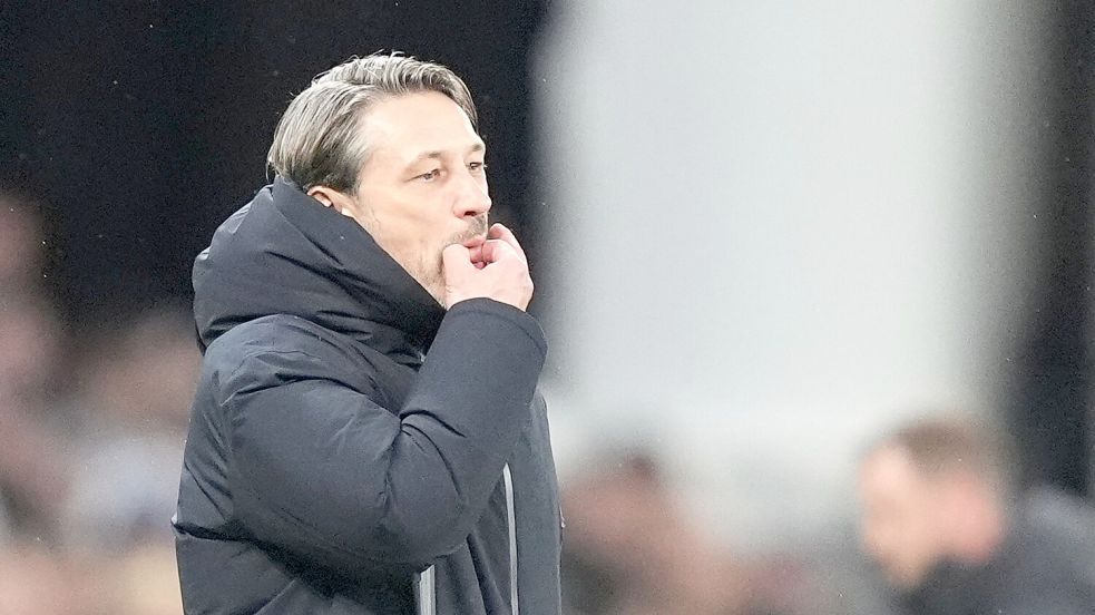 Kovac nahm fünf Wechsel nach dem 1:2 in München vor. Foto: Marcus Brandt