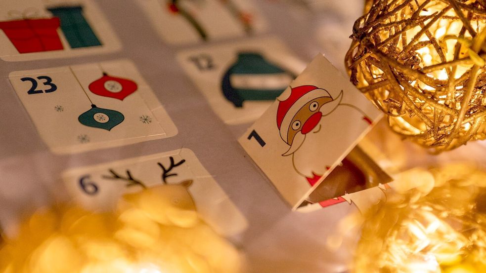 Klassisch und beliebt: Adventskalender mit Schokolade. Foto: picture alliance/dpa/dpa-Zentralbild
