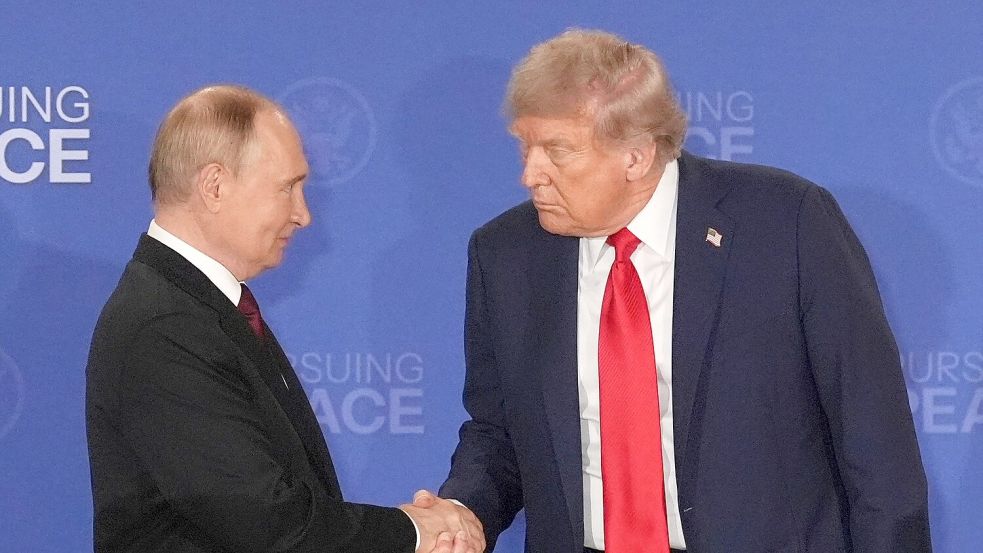 Zuletzt begegneten sich Trump und Putin im US-Bundesstaat Alaska. (Archivbild) Foto: Jae C. Hong/AP/dpa