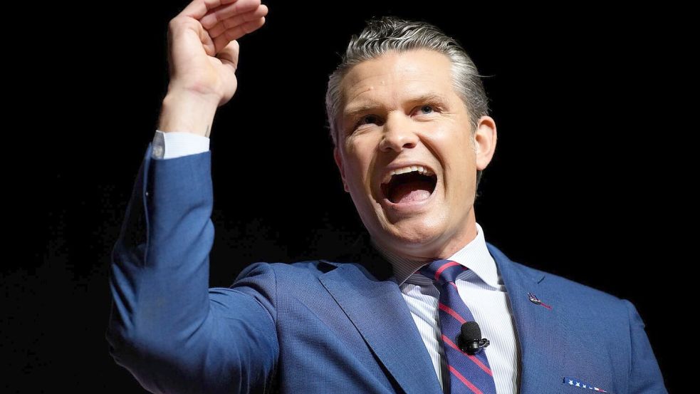 Pentagon-Chef Pete Hegseth vergleicht Drogenkartelle mit der Terrororganisation Al-Kaida. (Archivbild) Foto: Andrew Harnik/Pool Getty Images