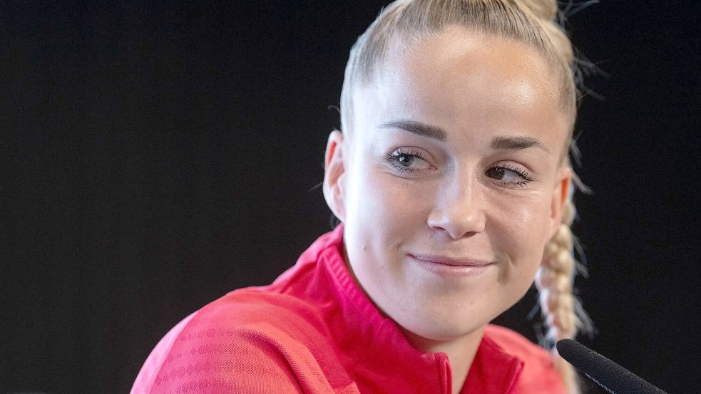 Wieder dabei: Kapitänin Giulia Gwinn. Foto: Marius Becker