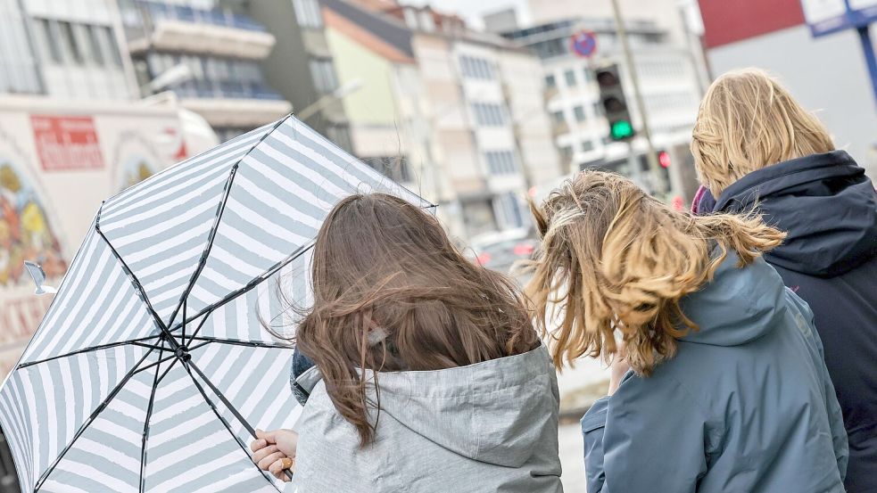 Sturmtief „Joshua“ bringt Böen bis Windstärke 9 nach Osnabrück. Foto: Jörn Martens