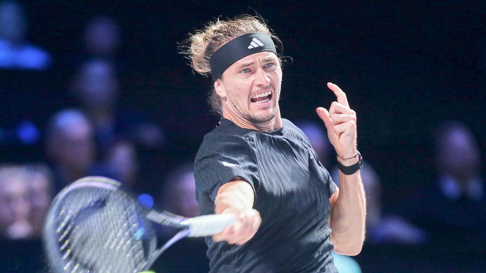 Alexander Zverev spielt in Wien so gut wie seit Monaten nicht mehr. Foto: Heinz-Peter Bader/AP/dpa