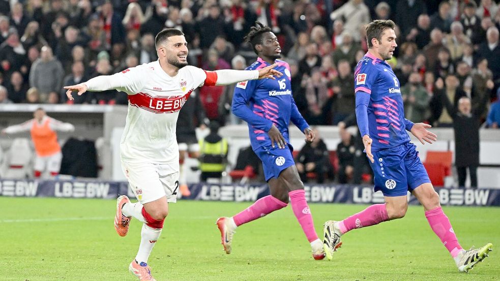 Torschütze zum 2:1: Deniz Undav Foto: Marijan Murat