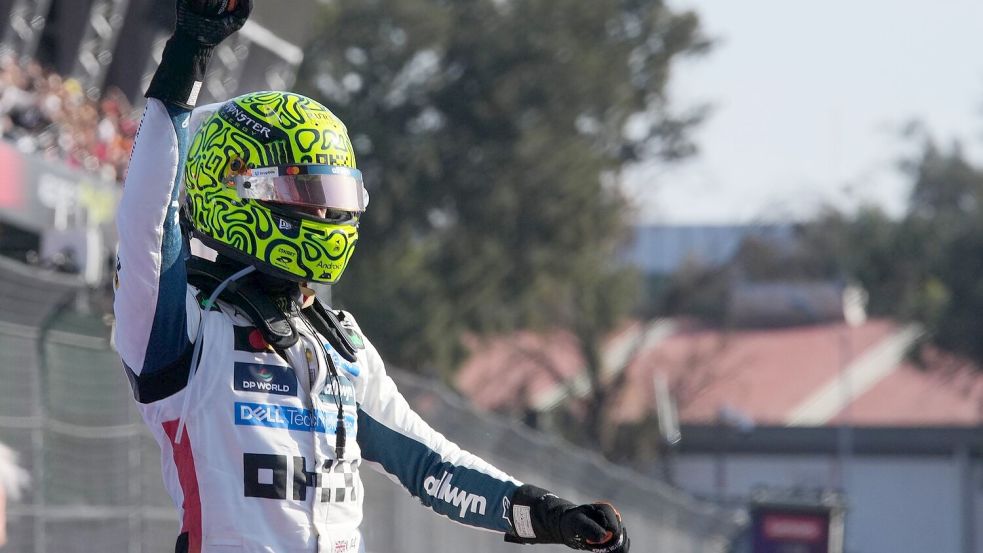 Ein starker Auftritt und die WM-Führung für Lando Norris. Foto: Fernando Llano/AP/dpa