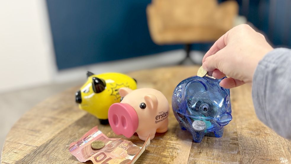 Alles ins Sparschwein oder lieber doch investieren? Diese Frage stellen sich Eltern beim Thema Finanzen für ihre Kinder. Foto: Christin Wetzel