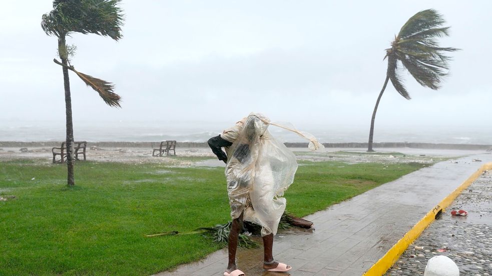 „Melissa“ dürfte mit extremer Wucht auf Jamaika treffen. Foto: Matias Delacroix/AP/dpa
