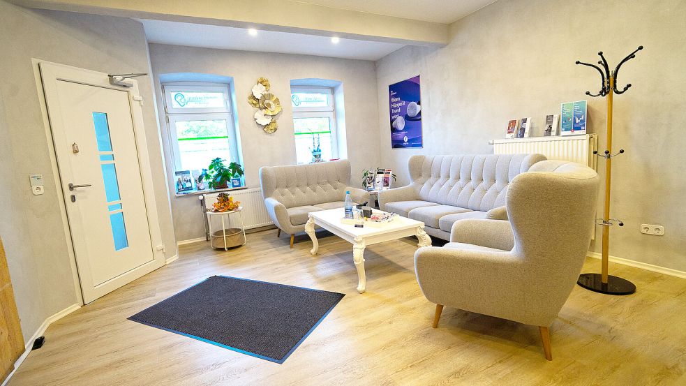 In den behaglich eingerichteten Firmenräumen wird man kompetent beraten und betreut.