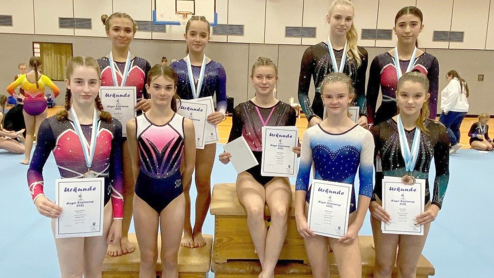 Die MTV-Turnierinnen präsentierten sich beim Küsten-Cup in Hage in guter Form. Foto: privat