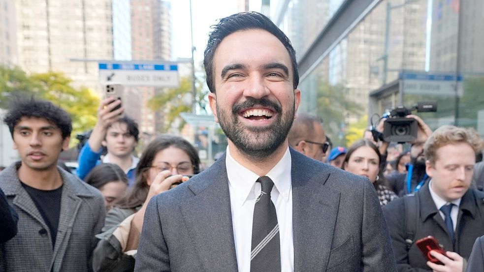 Mamdani verspricht unter anderem eine Mietpreisbremse und Gratis-Kinderbetreuung. (Archivfoto) Foto: Seth Wenig/AP/dpa