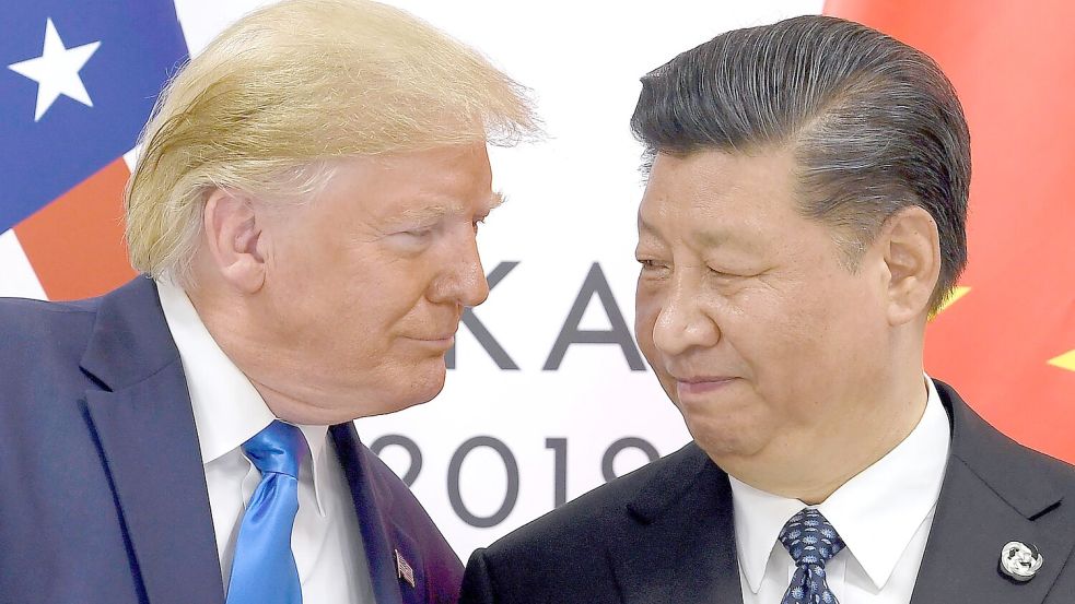 Trump äußert sich vor einem Treffen mit Xi vorfreudig. (Archivbild) Foto: Susan Walsh/AP/dpa