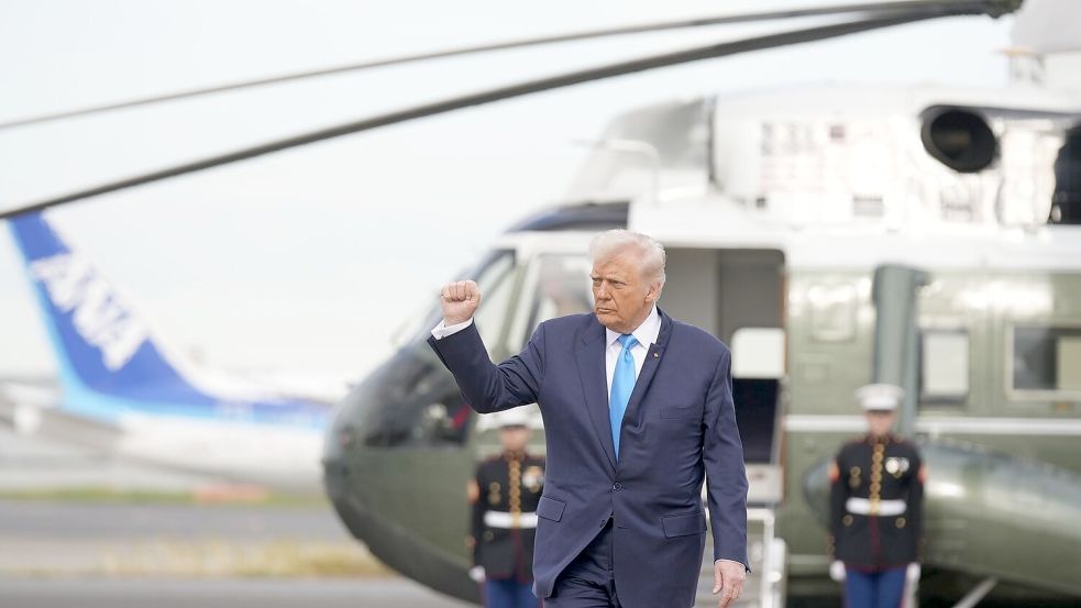 Trump hatte die Obergrenze für die Aufnahme von Flüchtlingen schon in seiner ersten Amtszeit deutlich reduziert. Foto: Mark Schiefelbein/AP/dpa