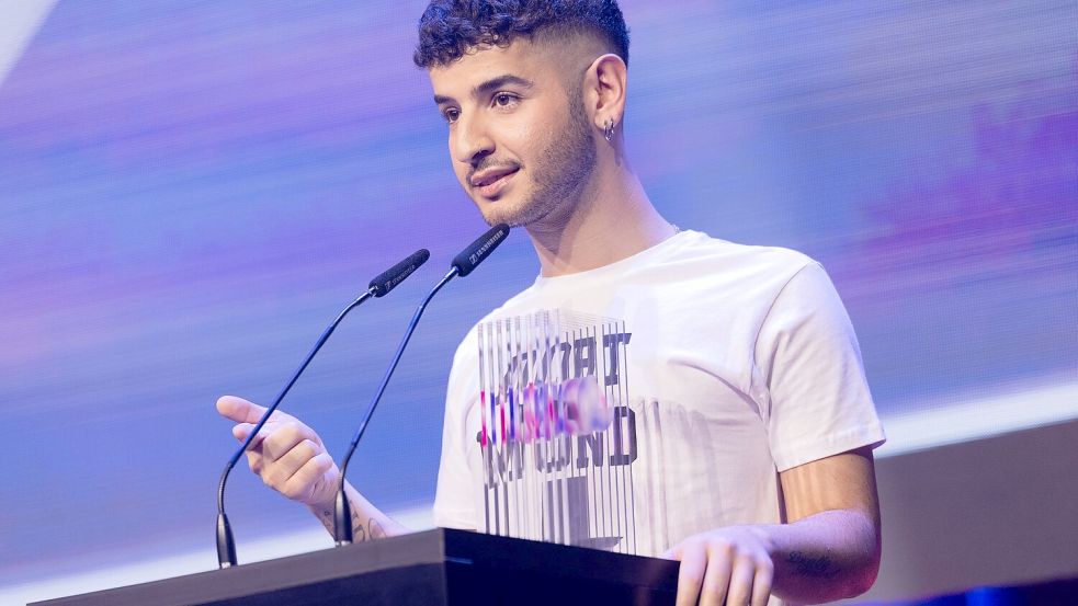 Deutschrap mit Haltung: Baran Kok gewinnt in der Kategorie „Music“. Foto: Rolf Vennenbernd