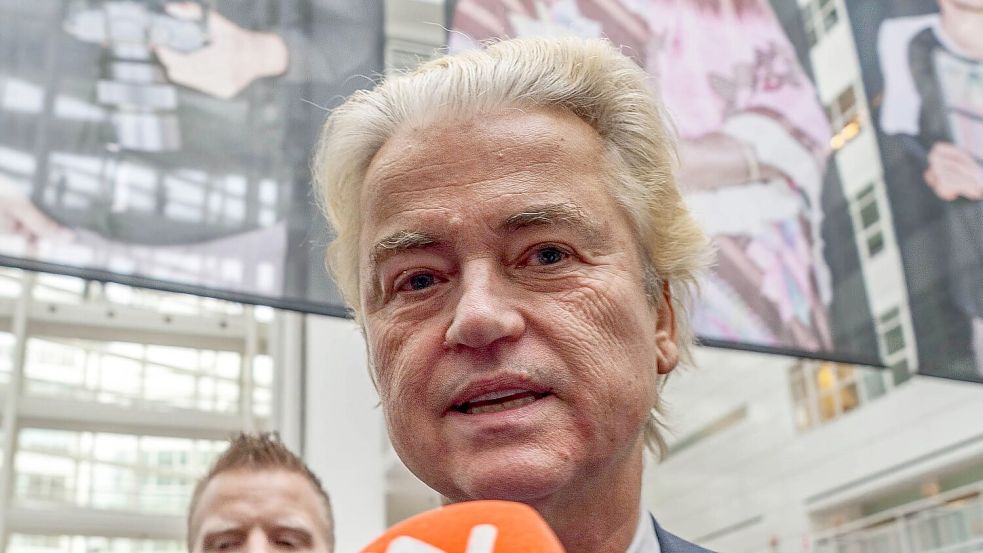 Der radikal-rechte Populist Geert Wilders muss wohl zurück auf die Oppositionsbank. Foto: Charles M Vella