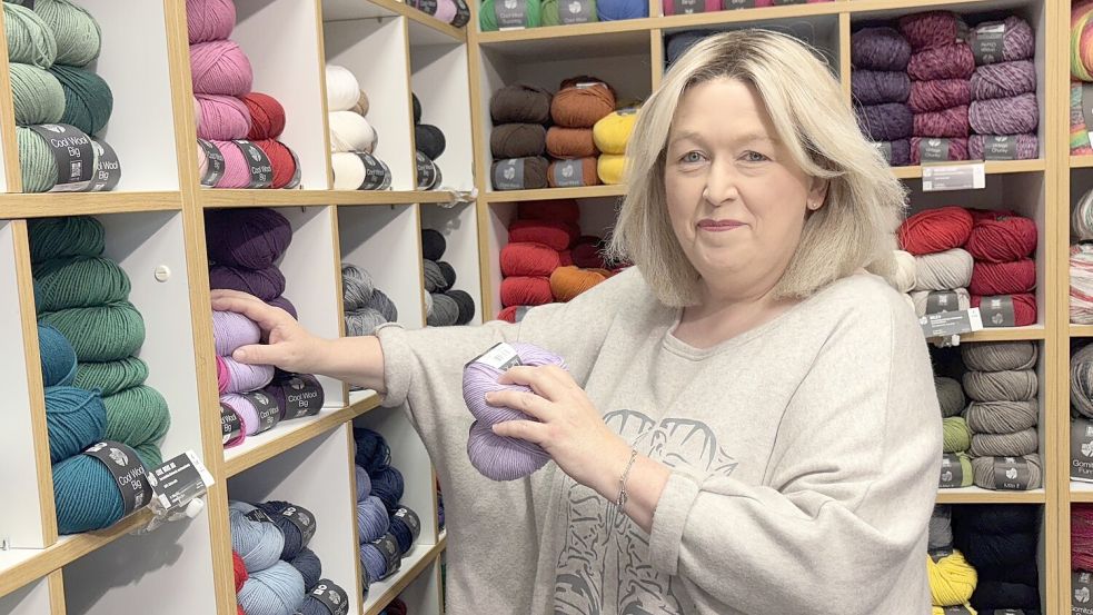 Inge Frerichs übernahm das Geschäft „Handarbeiten Reis“ im Jahr 2008. Foto: Eva van Loh