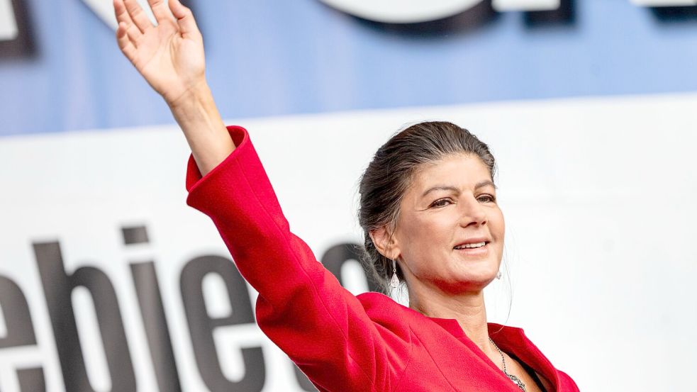 Sahra Wagenknecht hat bisher offen gelassen, ob sie als Chefin der nach ihr benannten Partei weitermachen möchte. (Archivbild) Foto: Fabian Sommer/dpa