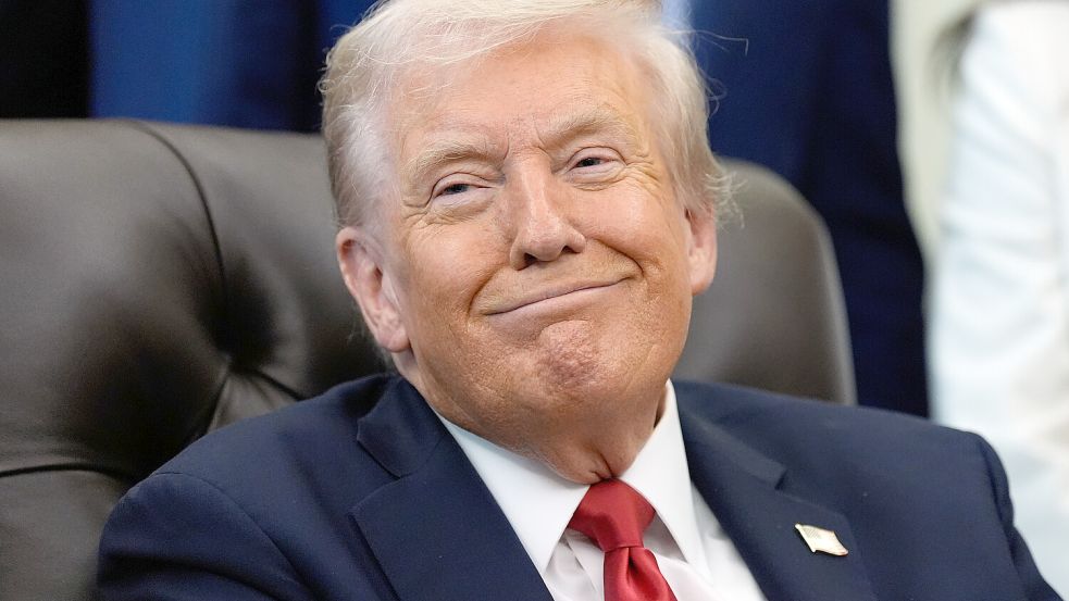 Die Renovierung des Lincoln-Badezimmers ist die erste größere Baumaßnahme, die an der Residenz des Präsidenten im Weißen Haus selbst ausgeführt wird. Foto: dpa/AP/Alex Brandon