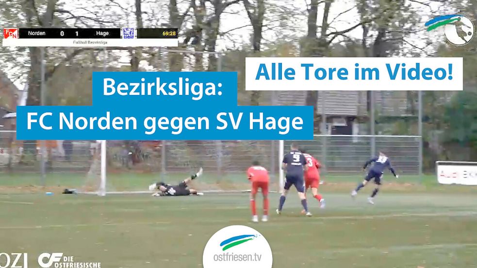 Jede Woche zeigen wir ein Spiel der Fußball-Bezirksliga Weser Ems 1 im Livestream.