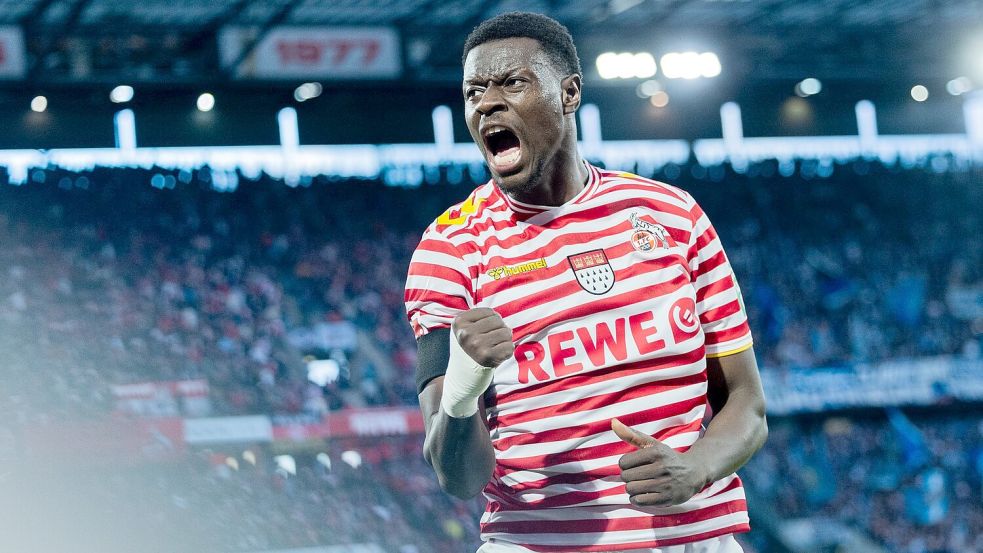 Torschütze zur Kölner 1:0-Führung: Ragnar Ache Foto: Rolf Vennenbernd