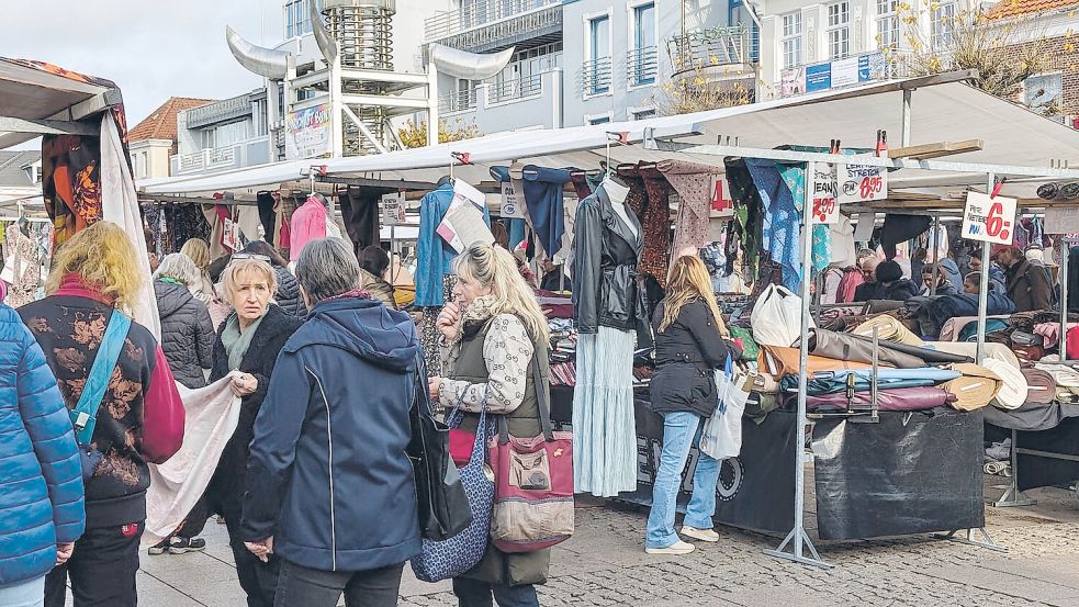 Die Stände waren stets gut besucht.Fotos: Eva van Loh