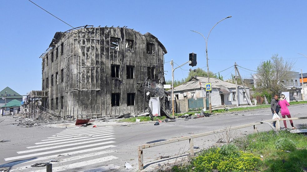 Eine Spezialeinheit des ukrainischen Militärgeheimdienstes will den Fall der strategisch wichtigen Stadt Pokrowsk aufhalten. (Archivbild) Foto: Michael Shtekel/AP/dpa