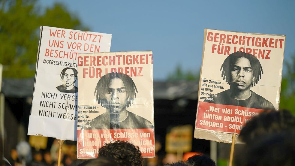 Nach dem gewaltsamen Tod von Lorenz gab es große Demonstrationen. (Archivbild) Foto: Izabela Mittwollen