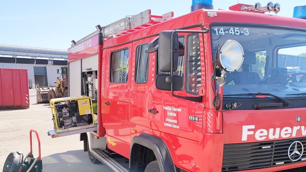 Die Feuerwehr Großefehn, hier ein Symbolfoto, war beim Entsorgungszentrum im Einsatz. Foto: Feuerwehr