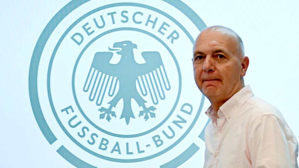 DFB-Präsident Neuendorf steht vor einer zweiten Amtszeit (Archivbild). Foto: Federico Gambarini