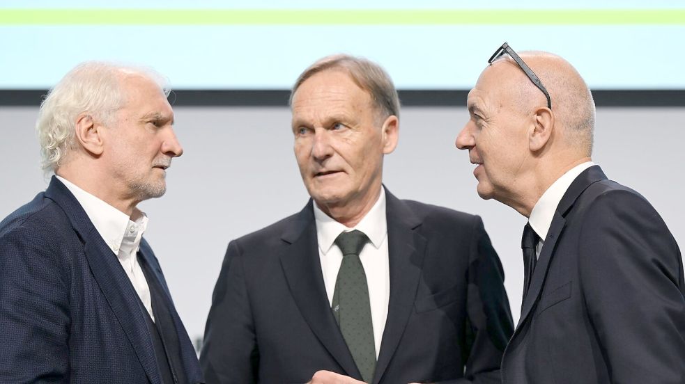 DFB und DFL arbeiten mittlerweile vertrauensvoll zusammen. Foto: Arne Dedert