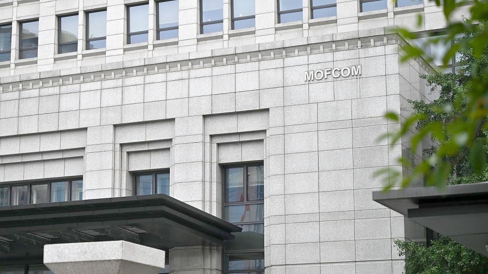 Chinas Handelsministerium erklärte, einem Treffen mit den Niederlanden zugestimmt zu haben. (Symbolbild) Foto: Johannes Neudecker/dpa