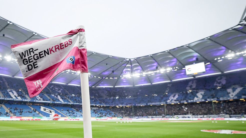 HSV-Aktion: Wir gegen Krebs Foto: Christian Charisius