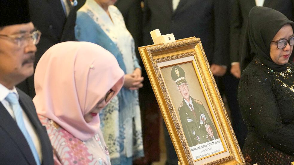 Suharto regierte Indonesien mehr als drei Jahrzehnte lang mit harter Hand. Foto: Achmad Ibrahim/AP/dpa