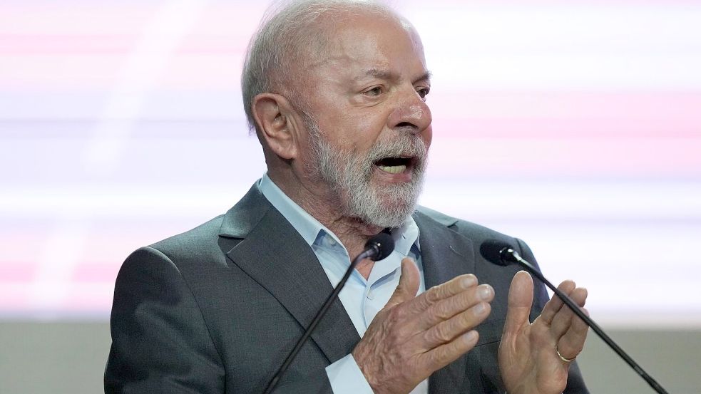 Mit Leidenschaft für die Klimawissenschaft: Brasiliens Präsident Lula. Foto: Fernando Llano/AP/dpa